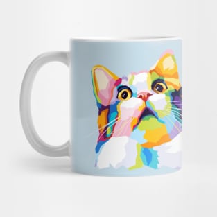 Cute Cat meme Pop art Mug